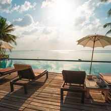 Beach front relaxation